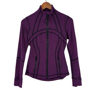 LULULEMON Define Jacket Teeny Tooth Purple Black